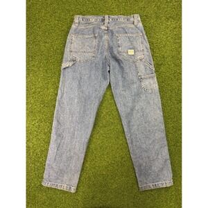 Signature by Levi's Strauss‎ Mens Carpenter Jeans Light Wash Blue Denim 32x34
